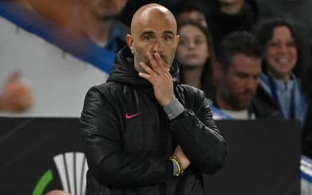 Técnico do Chelsea, Maresca comentou (Foto: Glyn Kirk/AFP)