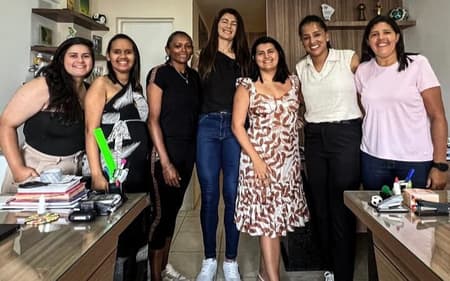 Fundadoras da Associação Cearense de Atletas e ex-atletas de Futebol Feminino.