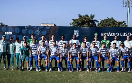 Equipe Sub-20 do Cruzeiro em 2025 (Foto: Vinicius Gentil/Cruzeiro)