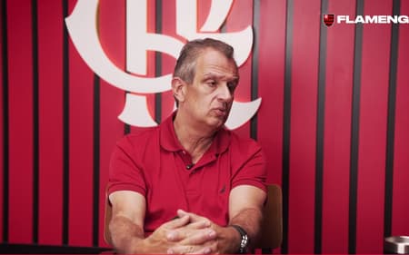 Luiz Eduardo Baptista (BAP) é o presidente do Flamengo (Foto: Reprodução/Flamengo TV)