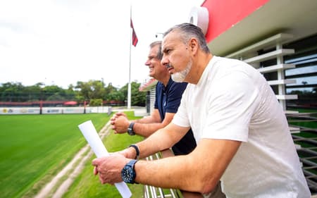 José Boto conheceu o CT do Flamengo acompanhado por Bap