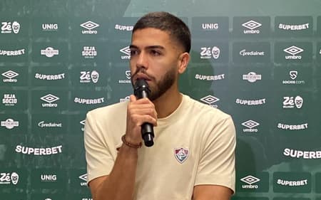 Nonato na zona mista após Fluminense x Vasco (Foto: Reprodução)