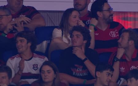 João Fonseca assiste título do Flamengo no Maracanã (Foto: Reprodução / Redes Sociais)