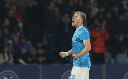 Pelo Campeonato Italiano, o Napoli venceu a Juventus por 2 a 1 (Foto: CARLO HERMANN / AFP)