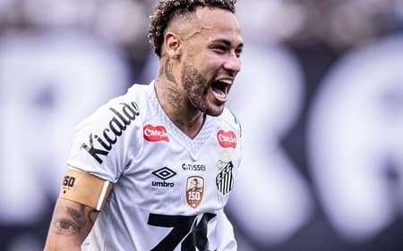 Neymar em Santos x Cruzeiro (Foto: Raul Baretta / Santos)