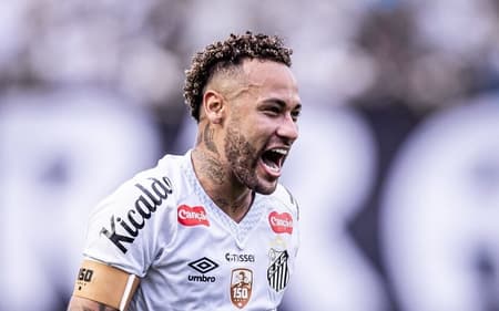 Neymar em Santos x Cruzeiro (Foto: Raul Baretta / Santos)