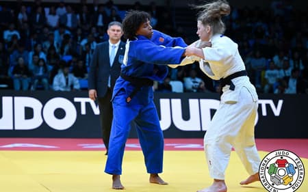 Rafaela Silva durante o Grand Slam de Astana