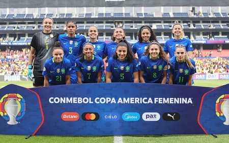 Brasil e Colômbia disputaram a final da Copa América Feminina. (Foto: Lívia Villas Boas / CBF)