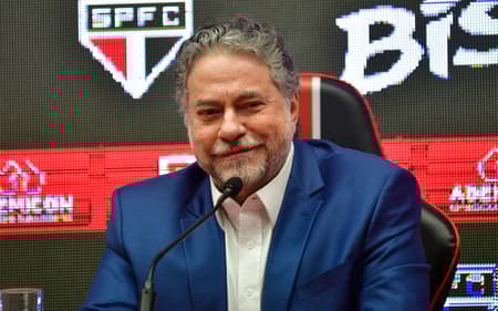 Julio Casares, presidente do São Paulo (Foto: Eduardo Carmim/Photo Premium/Gazeta Press)