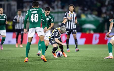 Palmeiras x Santos pelo Campeonato Paulista (Foto: HONY INACIO/AGENCIA ENQUADRAR/GazetaPress)