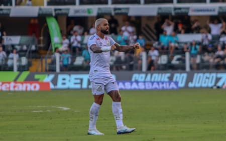 Gabriel Barbosa será titular no clássico contra o São Paulo. (Foto: Raphael Campos Do Prado/MOCHILA PRESS)