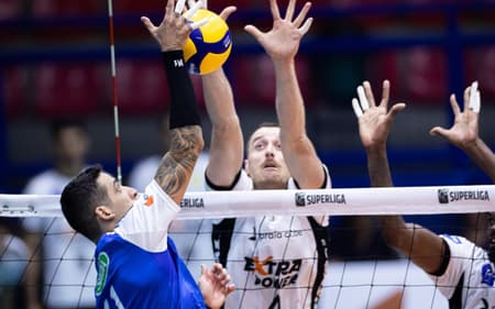 Cruzeiro x Praia Clube na Superliga Masculina (Foto: Agência i7/Sada Cruzeiro)