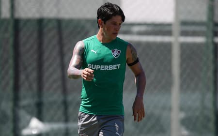 Cano em treino pelo Fluminense nesta sexta-feira (9) (Foto: Marcelo Gonçalves/ Fluminense FC)