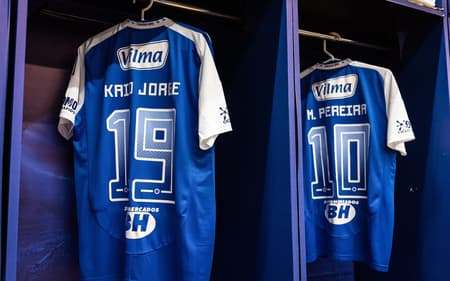 Vestiário do Cruzeiro (Foto: Gustavo Aleixo/Cruzeiro)