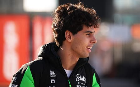 Gabriel Bortoleto no GP de Las Vegas de F1 (Foto: Chris Graythen/Getty Images/AFP)