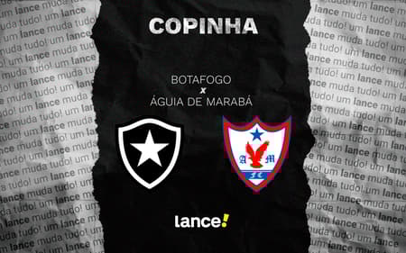 Botafogo e Águia de Marabá se enfrentam na estreia pela Copinha (Arte: Lance!)