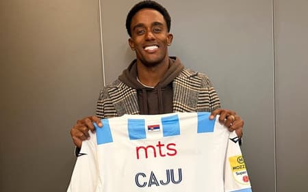 Caju vestirá a camisa 13 do Spartak Subotica, da Sérvia