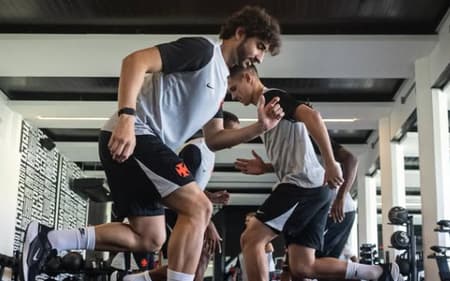 Jogadores do Vasco na pré-temporada