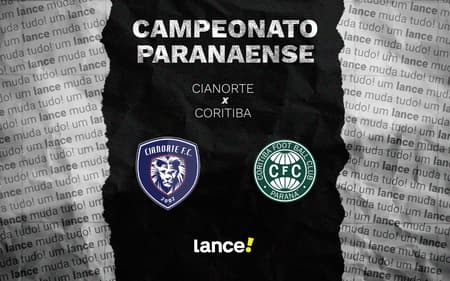 Ficha técnica: Cianorte x Coritiba