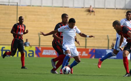 Partida entre Confiança e Fortaleza, pela Copinha 2026 (Foto: Agência NaCaraDoGol/Fortaleza EC)