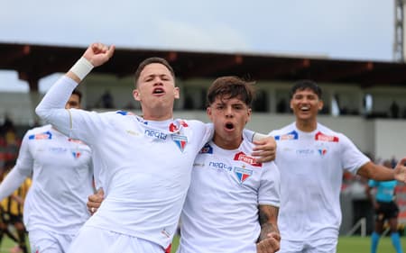 Partida entre Fortaleza e Novorizontino, pela Copinha 2026 (Foto: Agência NaCaraDoGol/Fortaleza EC)