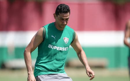Ganso em treino do Fluminense (Foto: Marcelo Gonçalves/FFC)