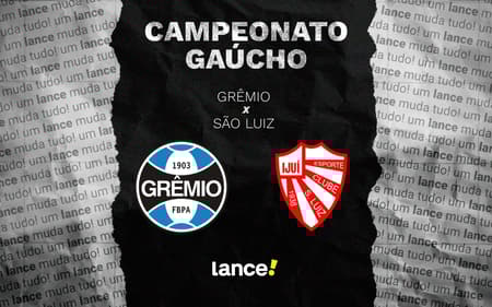 Ficha técnica: Grêmio x São Luiz