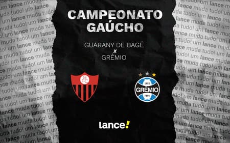 Ficha técnica: Guarany de Bagé x Grêmio