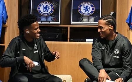 João Pedro e Estevão, os brasileiros do Chelsea (Foto: Arquivo pessoal)