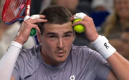 João Fonseca x Alcaraz (Foto: Reprodução)