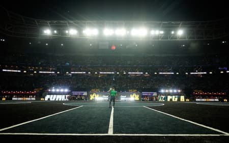 Gramado da Kings League no Allianz Parque, estádio do Palmeiras