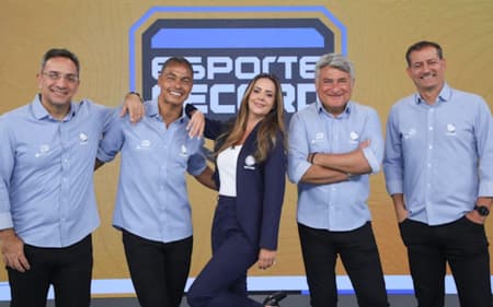 Esporte Record contará com comentarista por IA (Foto: Reprodução Record)