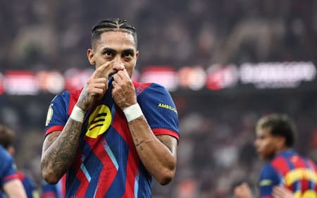 Raphinha - Barcelona x Real Madrid - Supercopa Espanha