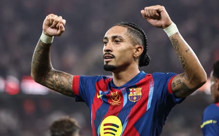 Raphinha - Barcelona x Real Madrid - Supercopa Espanha