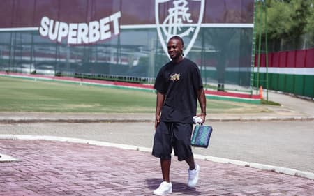 Santi Moreno na reapresentação do Fluminense para 2026