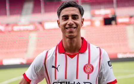 Vitor Reis, ex-Palmeiras, é destaque do Girona. (FOTO: Girona FC)