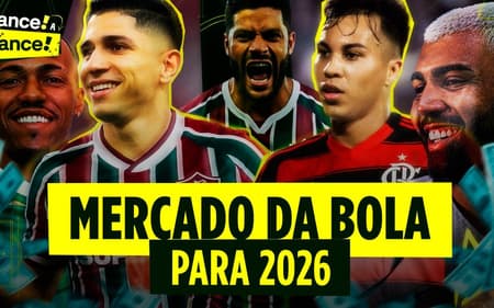 Live sobre o mercado da bola (Foto: Montagem Lance!)