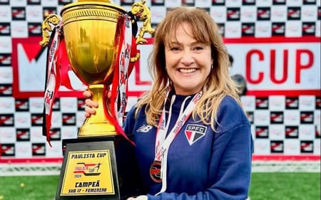 Chris Massis, diretora adjunta da base feminina do São Paulo. (Foto: reprodução/redes sociais)
