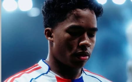 Endrick em ação pelo Lyon (Foto: Instagram Endrick)