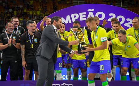 Seleção Brasileira de futsal foi campeã da Copa das Nações