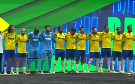 Seleção brasileira antes da estreia na Kings World Cup