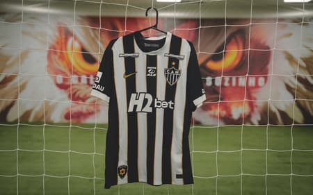 camisa do Atlético pronta para a partida contra o Palmeiras (Foto: Pedro Souza / Atlético)