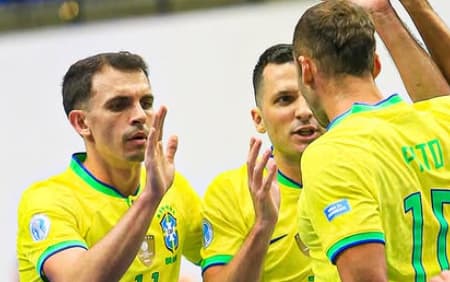 Brasil empatou com a Colombia na estreia da Copa América de Futsal (Foto: René Mendez / Staff Images / CBF)