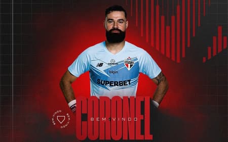 Carlos Coronel, goleiro do São Paulo