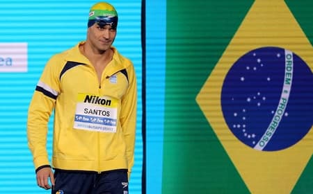 Nicholas Santos conquista a prata nos 50m borboleta