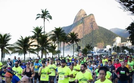 Maratona do Rio 2021 vai acontecer entre os dias 12 e 15 de novembro, com provas de 5km, 10km, 21km, 42km e 63km. (Divulgação)