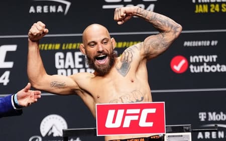 Jean Silva em pesagem do UFC 324 (Foto: Reprodução/Instagram/UFC Brasil)