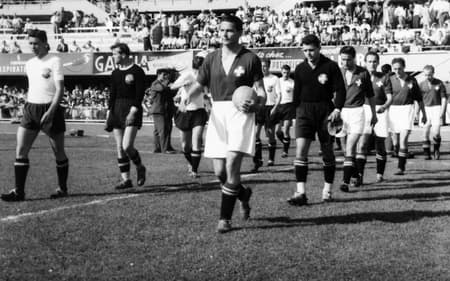 Suíça x Áustria na Copa do Mundo de 1954