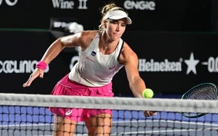 Bia Haddad em ação no SP Open (Foto: Divulgação/João Pires/Fotojump)