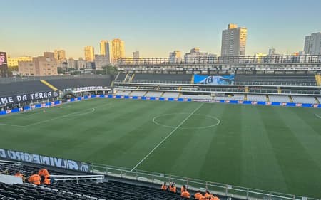 Vila Belmiro recebe Santos x Mirassol (Foto: Juliana Yamaoka / Lance)